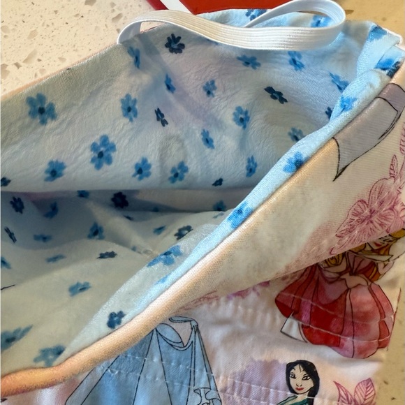Book Kindle Sleeve Bag Cover 10x8in Princess Disney Fabric Padded Quilted - Picture 4 of 9
